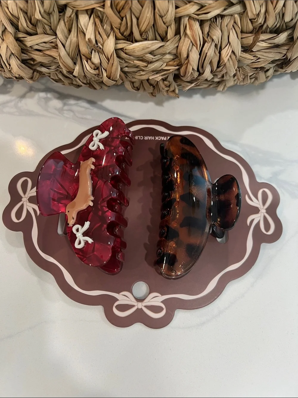 🐾 2 Pack Hair Clip Set.🐾🐾